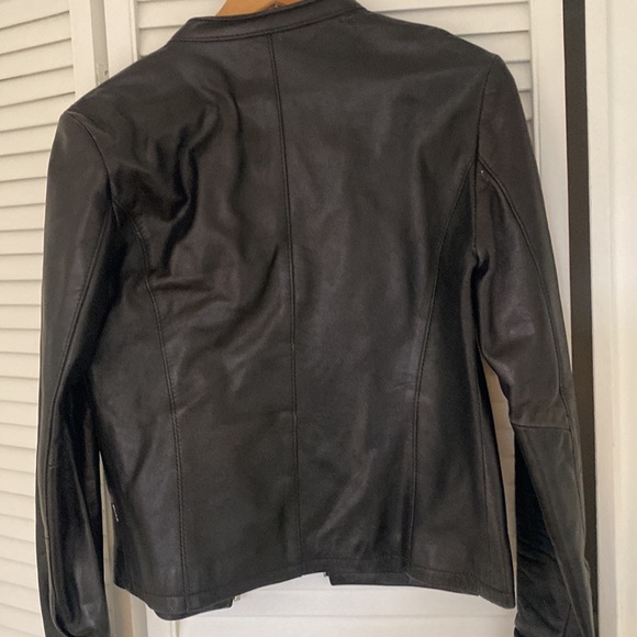 Black leather jacket - Buffalo brand . - Picture 4 of 6
